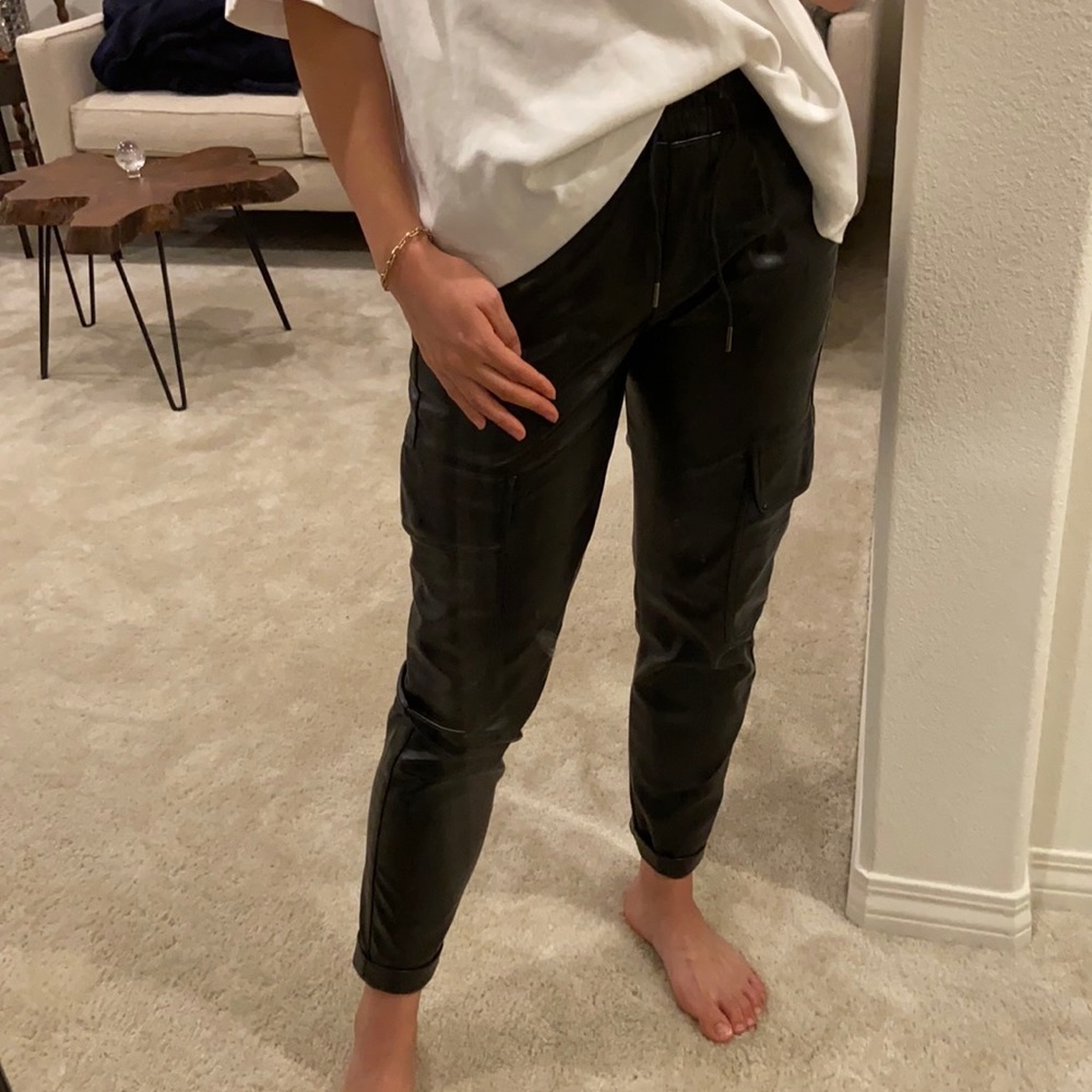 Used Like New Zara Faux Leather Pants